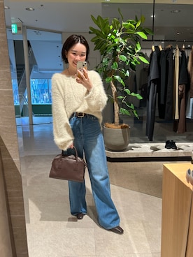 「アイテム（ボストンバッグ）」を使った、☺︎いこまい☺︎さん（レディース・153cm）の秋コーディネート