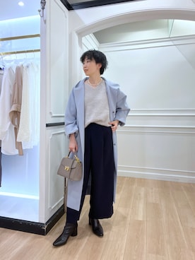 「RIVEDROITE」｜「アイテム（その他アウター）」を使った、☺︎いこまい☺︎さん（レディース・153cm）の秋コーディネート