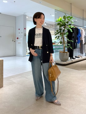 「アイテム（ボストンバッグ）」を使った、☺︎いこまい☺︎さん（レディース・153cm）の夏コーディネート