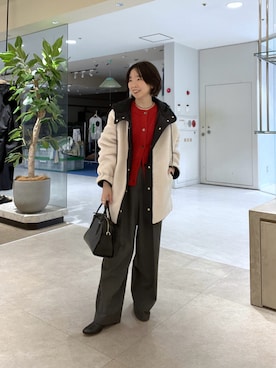 「アイテム（カーディガン/ボレロ）」を使った、☺︎いこまい☺︎さん（レディース・153cm）の秋コーディネート