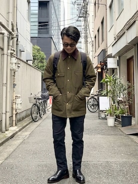 「EDWIN（エドウィン）のアイテム（パンツ）」を使った、zweiさん（メンズ・167cm）の春コーディネート