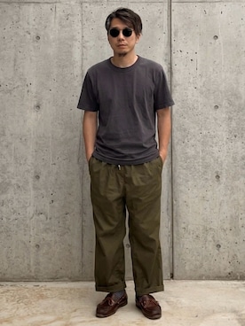 「L.L.Bean（エルエルビーン）のアイテム」を使った、zweiさん（メンズ・167cm）の夏コーディネート