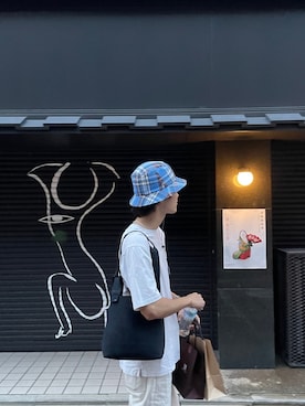 「SunKu（サンク）のアイテム（アクセサリー）」を使った、しょうまさん（メンズ・182cm）の秋コーディネート