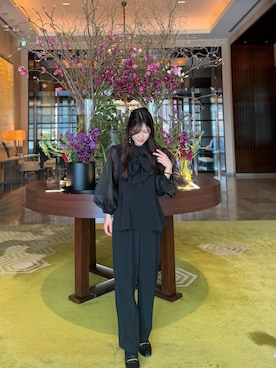 「DRESS PLUS（ドレスプラス）のアイテム」を使った、Chihiro さん（レディース・158cm）の冬コーディネート