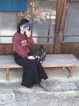 「Instagramもよかったらよろしくお願いします🙇」｜しおぴさん（レディース・161cm）の春コーディネート