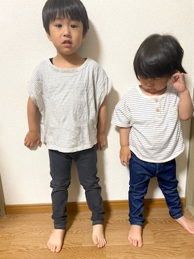 「キッスコーデ」｜scmamさん（キッズ・100cm）の春コーディネート