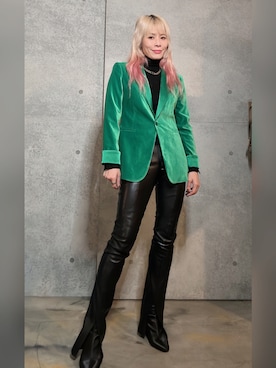 「MANGO（マンゴ）のアイテム（パンツ）」を使った、Joycechangさん（レディース・163cm）の冬コーディネート