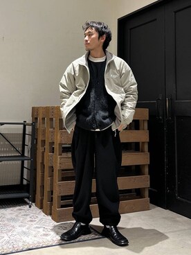 「アイテム（その他トップス）」を使った、Kou_saitohさん（メンズ・166cm）の冬コーディネート