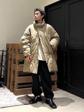 「アイテム（その他トップス）」を使った、Kou_saitohさん（メンズ・166cm・20代）の冬コーディネート