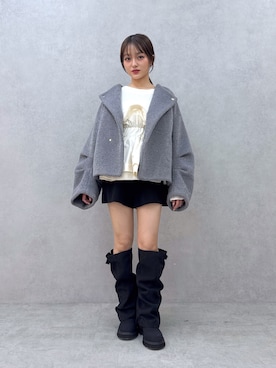 MOMOさん(レディース・154cm)の秋コーディネート