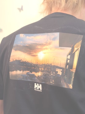 「HELLY HANSEN（ヘリーハンセン）のアイテム（トップス、ブラック系）」を使った、MASAさん（メンズ・176cm）の夏コーディネート