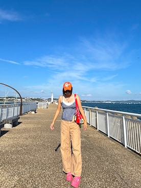 「crocs（クロックス）のアイテム」を使った、anna68aさん（レディース・173cm）の冬コーディネート