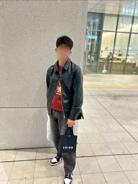 「ZARA（ザラ）のアイテム（その他アウター）」を使った、ken71さん（メンズ・173cm）の冬コーディネート