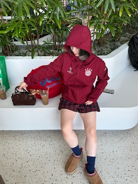 「アイテム（ジャージ）」を使った、2003hiyori109さん（レディース・150cm）の秋コーディネート