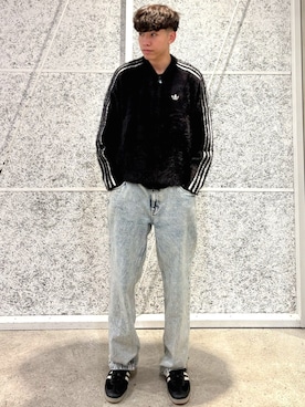 「アイテム（ジャージ）」を使った、NYさん（メンズ・180cm）の秋コーディネート