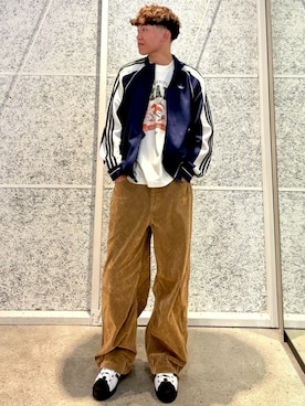 NYさん（メンズ・180cm）の秋コーディネート