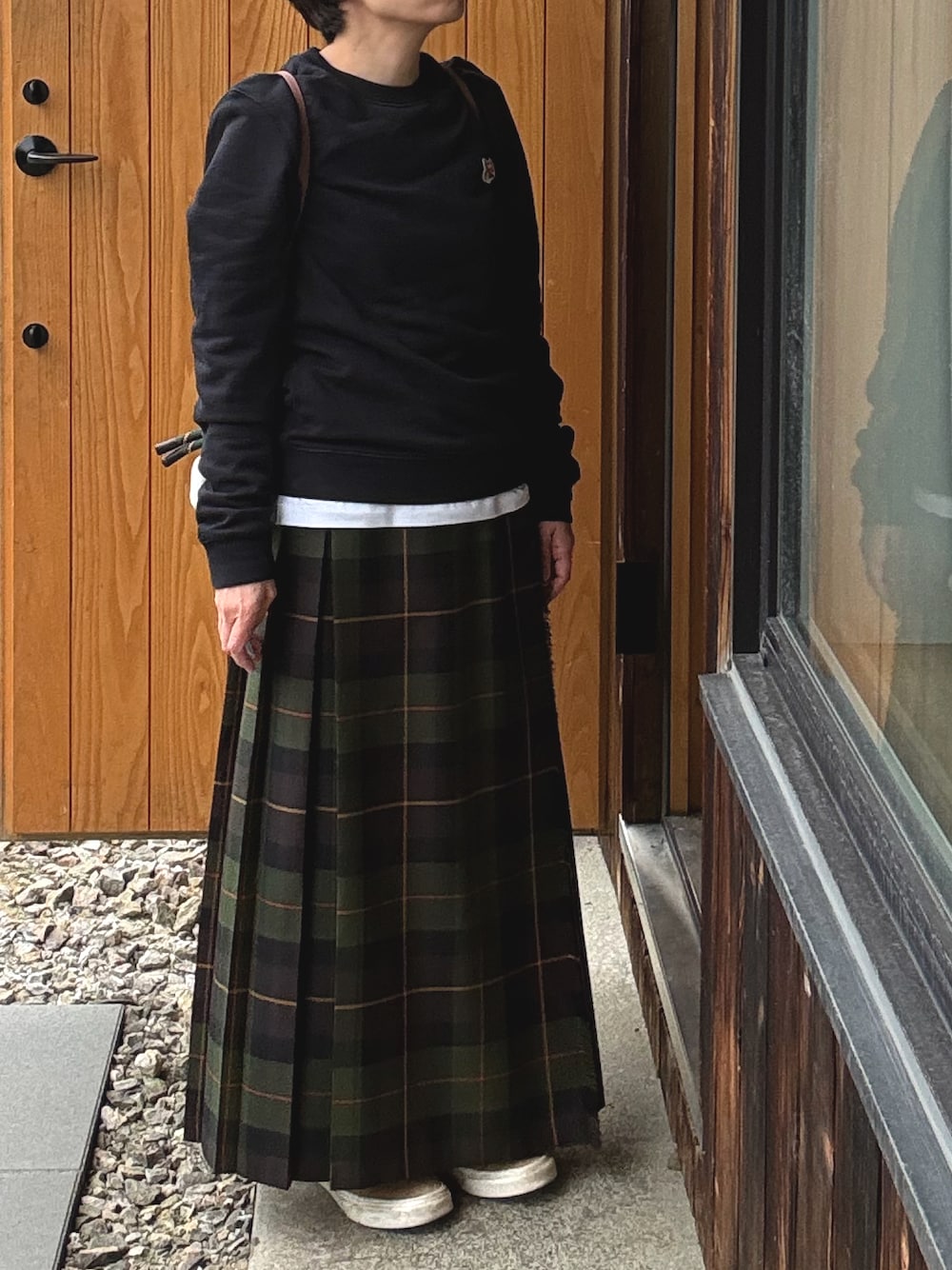 O'NEIL OF DUBLIN | ウーステッドウール ロングキルトスカート WOMENを