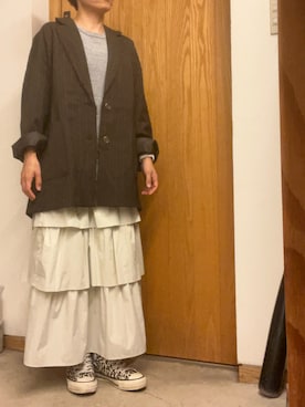 fukumorihiromiさん（骨格ナチュラル・レディース・148cm）の秋コーディネート