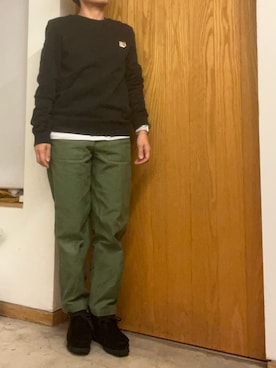 「アイテム（ソックス/靴下）」を使った、fukumorihiromiさん（レディース・148cm）の秋コーディネート