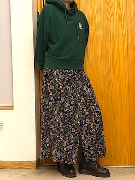 「アイテム（ワンピース/ドレス）」を使った、fukumorihiromiさん（レディース・148cm・40代）の秋コーディネート