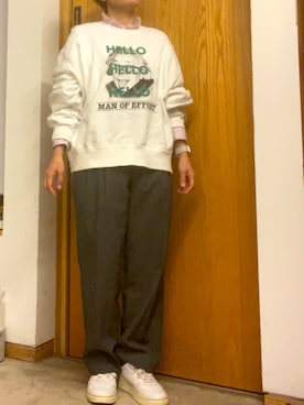「アイテム（パンツ）」を使った、fukumorihiromiさん（レディース・148cm・40代）の秋コーディネート