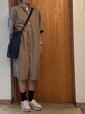 「GREGORY（グレゴリー）のアイテム（バッグ）」を使った、fukumorihiromiさん（レディース・148cm）の夏コーディネート