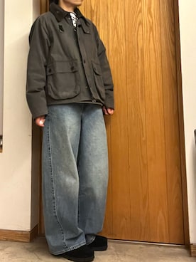 「SAINT JAMES（セントジェームス）のアイテム」を使った、fukumorihiromiさん（レディース・148cm）の冬コーディネート