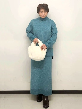 メイポンさん(レディース・154cm)の冬コーディネート