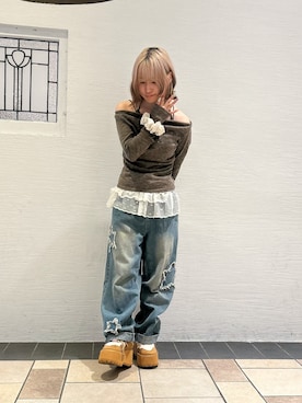「ESPERANZA（エスペランサ）のアイテム」を使った、miyuさん（レディース・150cm）の秋コーディネート