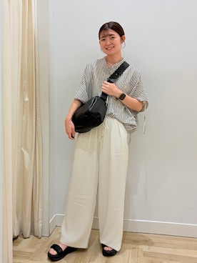 「classicalelf（クラシカルエルフ）のアイテム（パンツ）」を使った、３３１０(ミサト)さん（レディース・163cm）の夏コーディネート