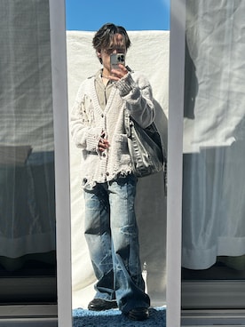 「ADAMASTE（アダマスト）のアイテム」を使った、Haruさん（メンズ・160cm）の春コーディネート