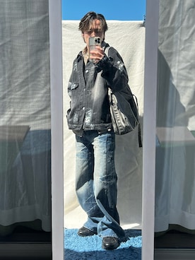 「Spielio（シュピーリオ）のアイテム」を使った、Haruさん（メンズ・160cm）の春コーディネート