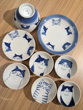 「one'sterrace（ワンズテラス）のshichita 豆鉢 5P（食器、ホワイト系）」を使った、くまさん（レディース・164cm）の秋コーディネート
