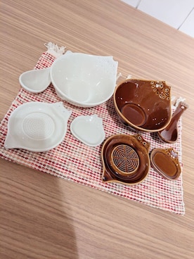 「one'sterrace（ワンズテラス）のFIKA とんすい（食器、グレー系）」を使った、くまさん（レディース・164cm）の秋コーディネート