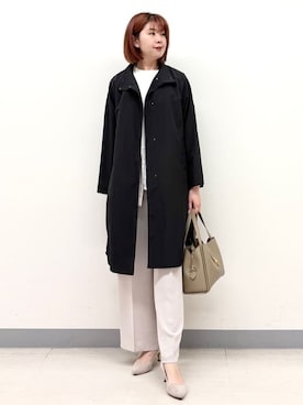 「HusHusH（ハッシュアッシュ）のアイテム（パンツ）」を使った、まいこさん（レディース・170cm）の春コーディネート