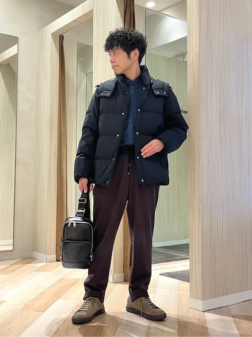 ‼️週末お値下げ⭐️PLEASE別注HTSダブルコート⭐️相談可能‼️ 西武渋谷店 タケオキクチURAさんのダウンジャケット/コートを使った