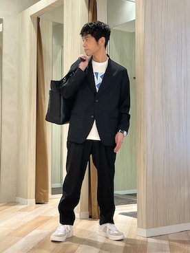 「THE SHOP TK （ザ ショップ ティーケー ）のアイテム」を使った、URAさん（メンズ・165cm）の春コーディネート