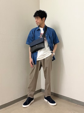 URAさん（メンズ・165cm）の夏コーディネート