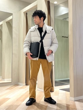 URAさん（メンズ・165cm）の冬コーディネート