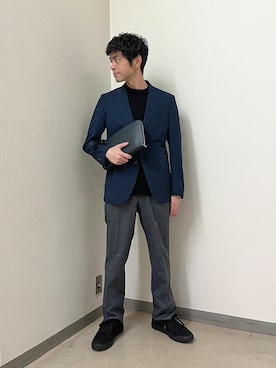 URAさん(メンズ・165cm)の春コーディネート
