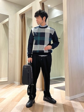 URAさん（メンズ・165cm）の冬コーディネート
