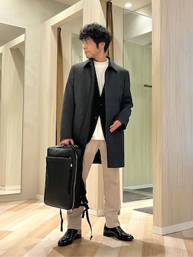 URAさん（メンズ・165cm）の冬コーディネート