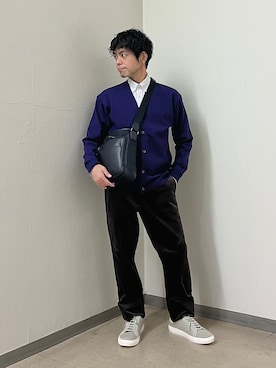 「TAKEO KIKUCHI（タケオキクチ）のアイテム」を使った、URAさん（メンズ・165cm）の秋コーディネート