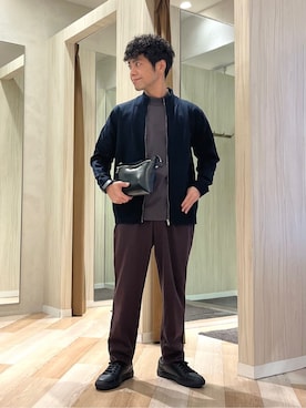 URAさん（メンズ・165cm）の冬コーディネート