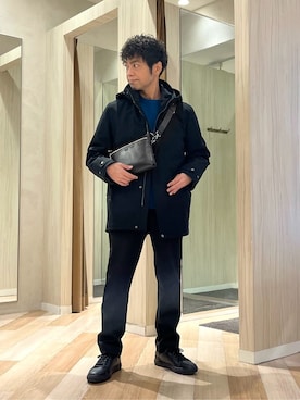 URAさん（メンズ・165cm）の冬コーディネート