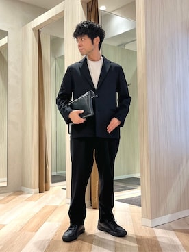 URAさん（メンズ・165cm）の冬コーディネート