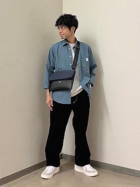 「TAKEO KIKUCHI（タケオキクチ）のアイテム」を使った、URAさん（メンズ・165cm）の秋コーディネート
