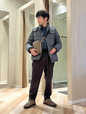 URAさん（メンズ・165cm）の冬コーディネート