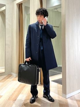 URAさん（メンズ・165cm）の冬コーディネート
