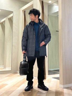 URAさん（メンズ・165cm）の冬コーディネート
